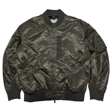 UNIQLO +J 하이브리드 다운 오버 사이즈 MA-1 블루종 그레이 L