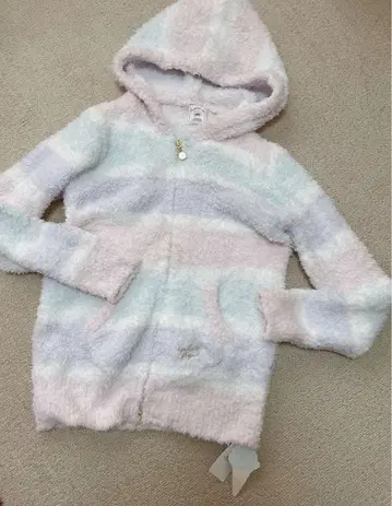 젤라또피케 핑크색의 복슬복슬한 후드티 룸웨어 택 포함 새상품