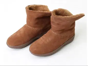 [ 미사용 새상품 ] 핏플랍 가죽 부츠 체스넛 브라운