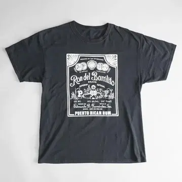 구제 의류 00s 빈티지 Ron del Barrilito 라무슈 T셔츠