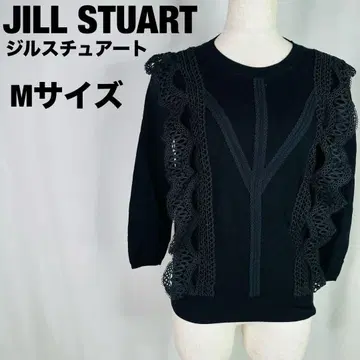 JILL STUART 질스튜어트 레이스 장식 블랙 긴팔 a169