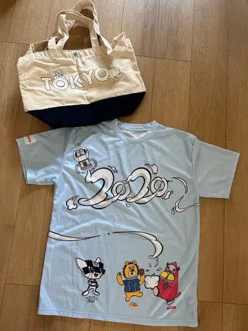 도쿄 2020 티셔츠 & 토트백 세트