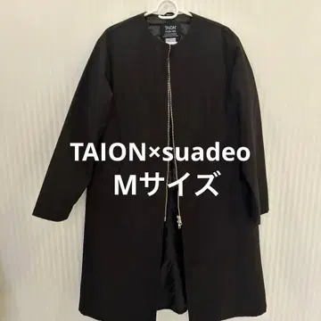 suadeo x TAION 콜라보 블랙 코트 M 사이즈