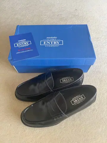 HAWKINS 블랙 로퍼 남성용 26.5cmEEE