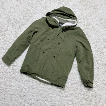 [ c6743 ] 하자품 점퍼 카키 보아 후디