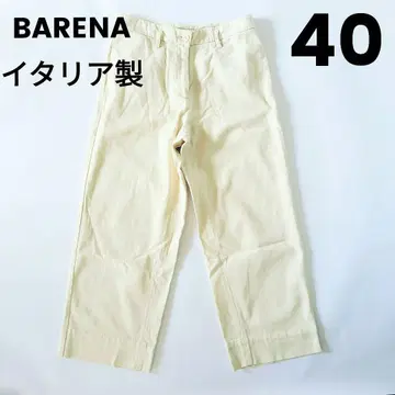 BARENA 이탈리아제 와이드 팬츠 아이보리 40