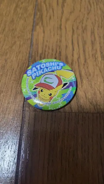 초레어 지우의 피카츄 모자 캔뱃지 피카츄 프로젝트 2017