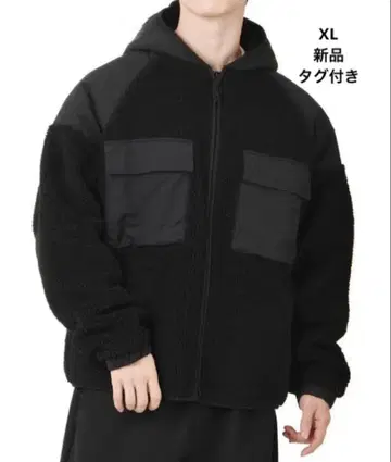 뉴발란스 MFO 보아 콤비 후데트 자켓 블랙