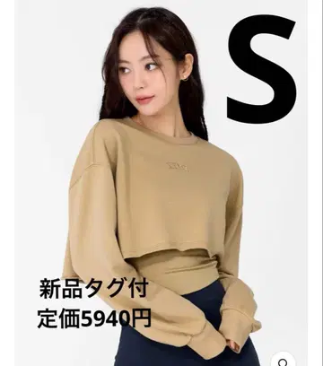 XTFMT02H3 소프트 코튼 크롭 기장 트레이닝복 긴팔