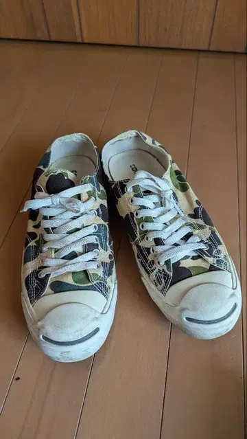 CONVERSE 카모 패턴 잭퍼셀 28cm