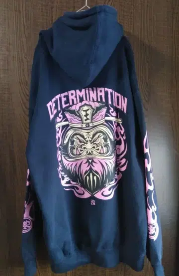 레어 완판템 DETERMINATION PROCLUB 염라대왕 후드티