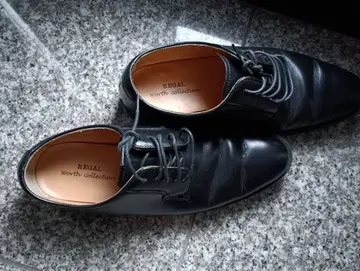 REGAL Worth collection 블랙 드레스 신발