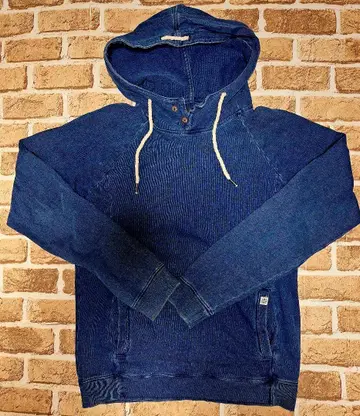 자라 ZARA 맨투맨 데님 인디고 블루 후드티 40 L
