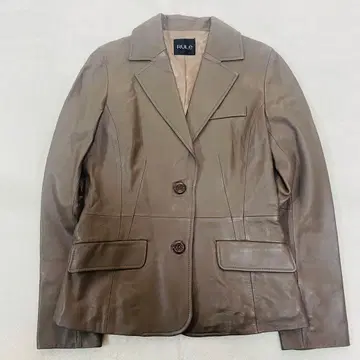 룰 RULe 양가죽 가죽 테일러드 자켓 모카 브라운 S