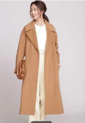 나노 유니버스 MANTECO 오버 사이즈 벨티드 체스터 코트 38