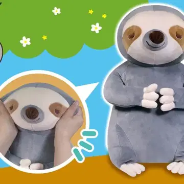 나무늘보 안고 봉제 인형 45cm 미개봉 새상품 선물로도