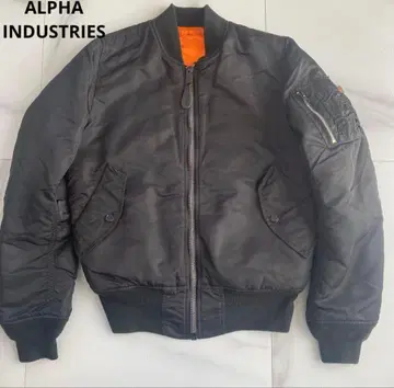 ALPHA INDUSTRIES MA-1 플라이트 자켓 블랙