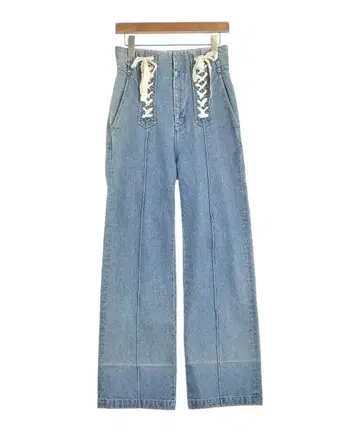 마메 쿠로구치 데님 팬츠 여성용