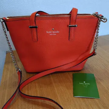 케이트 스페이드 오렌지 숄더백