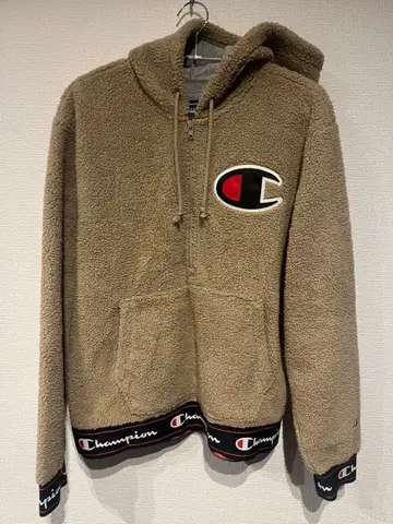 Champion 챔피온 보아 플리스 하프 지퍼 후드티