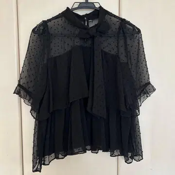 ZARA 블라우스 블랙