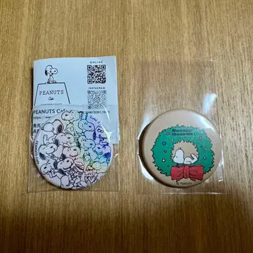 스누피 뮤지엄 & 피넛 카페 캔뱃지 세트