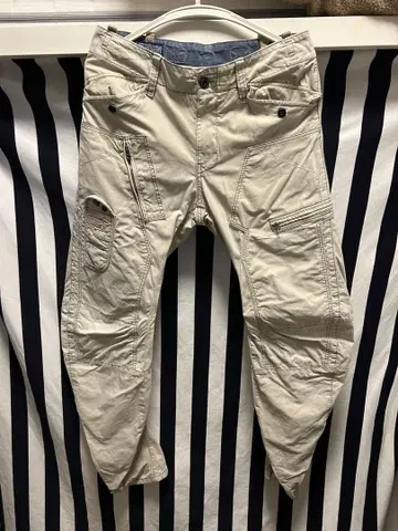 Q-STAR 베이지 카고 팬츠 사이즈 30