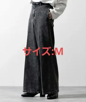 CLEL 빈티지 디자인 플레어 데님 팬츠