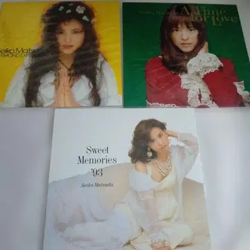 Seiko Matsuda 앨범 3장 LP 사이즈 자켓