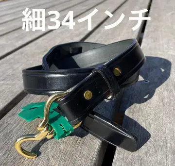 새상품 TORY leather 34인치 후크 버클 벨트 브라스 세