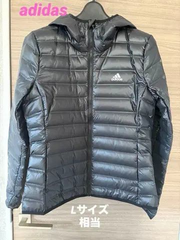 adidas 숏 다운 자켓 L 사이즈 상당 경량 새상품급