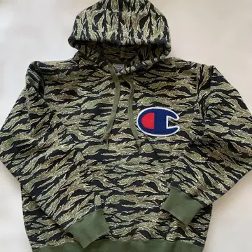 Champion 카모 패턴 후드티