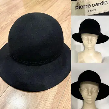 pierrecardin 피에르 가르뎅 울 모자 햇 블랙