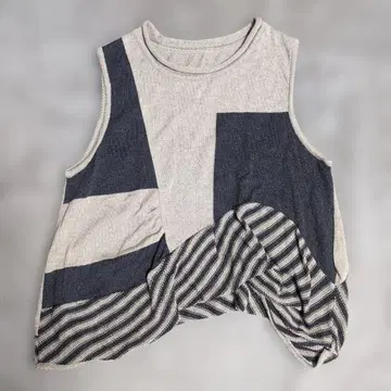 자우 베스트 튜닉 하이 게이지 니트