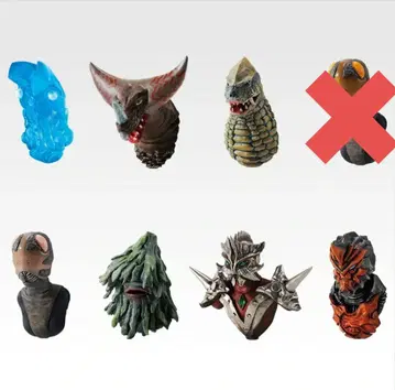 제일복권 울트라맨 헤드 마그넷 피규어 7종