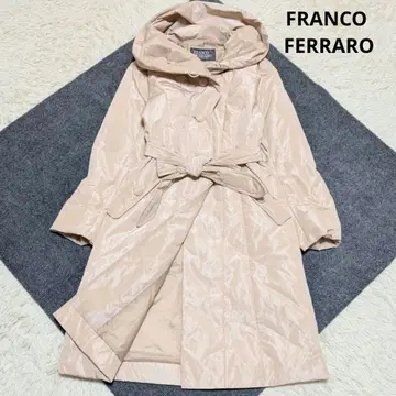 프란코 페라로 다운 코트 A라인 베이지 M