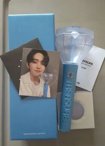 TREASURE LIGHT STICK 응원봉 마시호 트레이딩 카드 포함