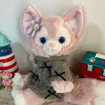 리나벨 코스튬 숄더백용 리본 니트 원피스 손뜨개질