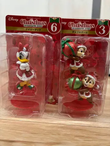 해피 복권 디즈니 크리스마스 오너먼트 데이지 칩과 데일