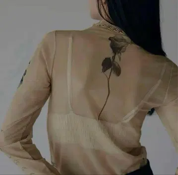 AMERI TATTOO SHEER TOP