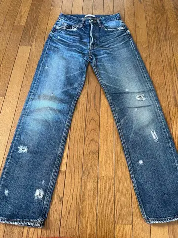 moussy 데미지 데님