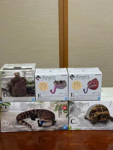 제일복권 파충류&파충류 Tiny Friends vol.2 피규어 세트