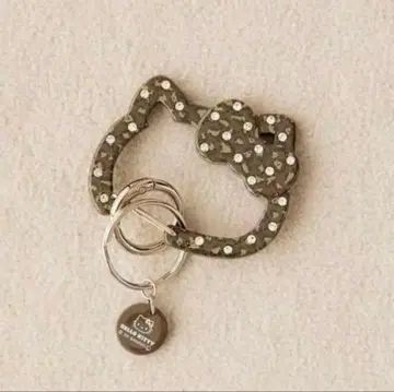 로리즈팜/키티 퀼팅 카라비너 레오파드 무늬