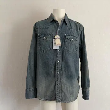 HOUSTON 웨스턴 셔츠 BLEACH | 데님 셔츠 휴스턴