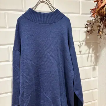 유어즈 롱 원피스 니트 하이넥 L 사이즈