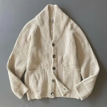 마가렛호웰 숄카라 니트 가디건 캐시미어 혼방 남성용 M