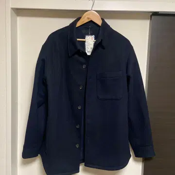 유니클로 오버 셔츠 자켓