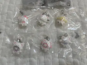 산리오 후와후와 스노우 메지루시 액세서리 6종 컴플리트 세트