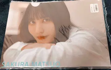 히나타자카46 마츠오 사쿠라 오모테나시회 클리어 파일 세트