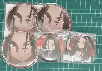 샤먼킹 하오 캔뱃지 세트 4